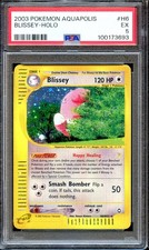 PSA 5 Blissey H6/H32 Aquapolis E Series 2003 Pokemon Card Holo EX