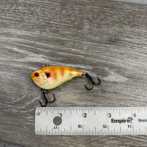 Sébile 2.25" Vibe Machine Lipless Crankbait Fishing Lure Orange Yellow Fish Bait - Picture 5 of 5