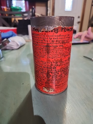 Vintage Calumet Baking Powder Can Tin - Picture 3 of 6