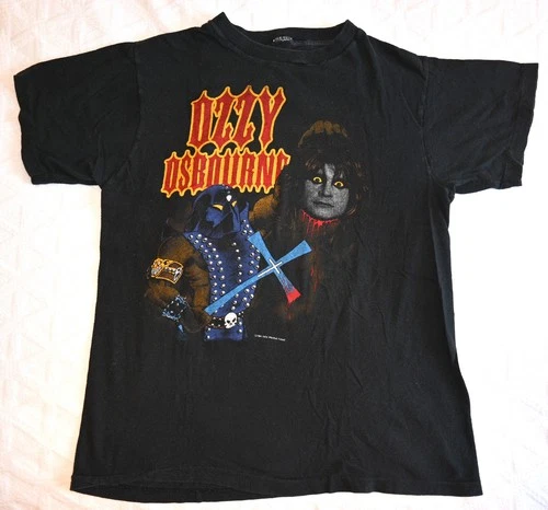 Ozzy Osbourne T-Shirt Executioner Tour 1980s vintage concert t-shirt, vintage, single stitch, B+ condition