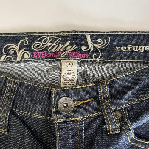 Refuge Flirty Everyday Skinny Jeans Damen 8 lang dunkelblau Denim Wash - Bild 5 von 10