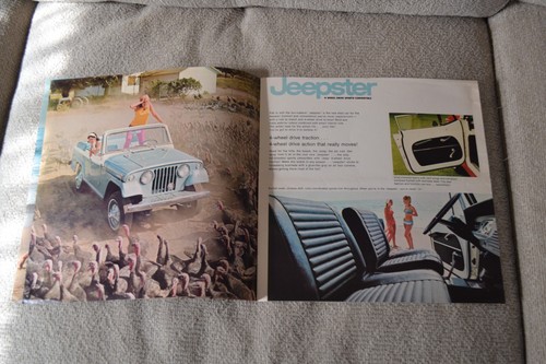VTG 1966 New Jeepster 12 Page Jeep Brochure Form 66-18 - Picture 4 of 7