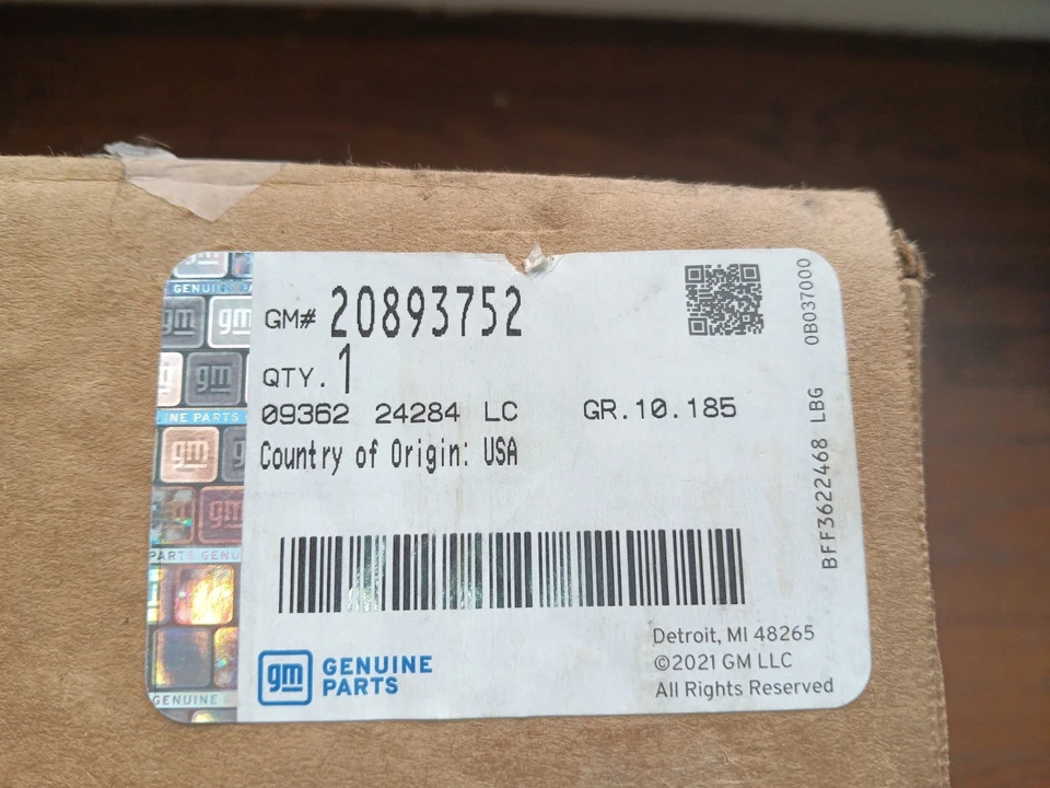 Chevrolet Malibu 2008-2012 híbrido lado izquierdo manual plegable espejo pintable OEM Foto 2 de 4