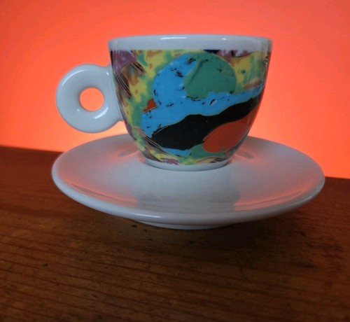 3 illy Art Collection Espresso Cups & 3 Richard Ginori Saucers 1993-1996 Euc - Picture 20 of 23