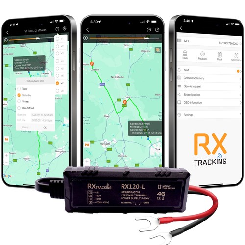 RX Tracking 4G GPS Tracker - Vehicle Car Van Tracking - 5 Year All Inclusive - Picture 2 of 6