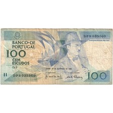 [#233470] Portugal, 100 Escudos, 1987-12-03, AU