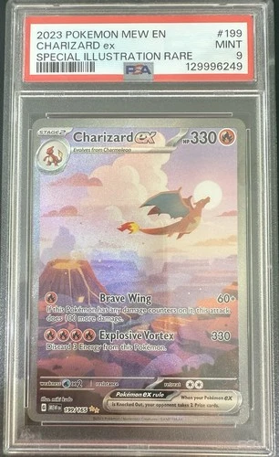 Charizard ex #199/165 2023 Pokemon 151 MEW EN - PSA 9
