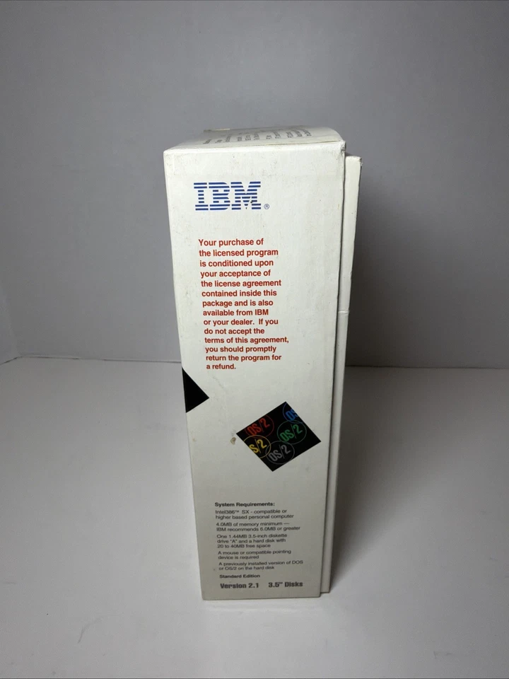 IBM OS/2 Version 2.1 Upgrade Edition (1993) - 3.5" Disks Used? VGC - Image 4 of 4