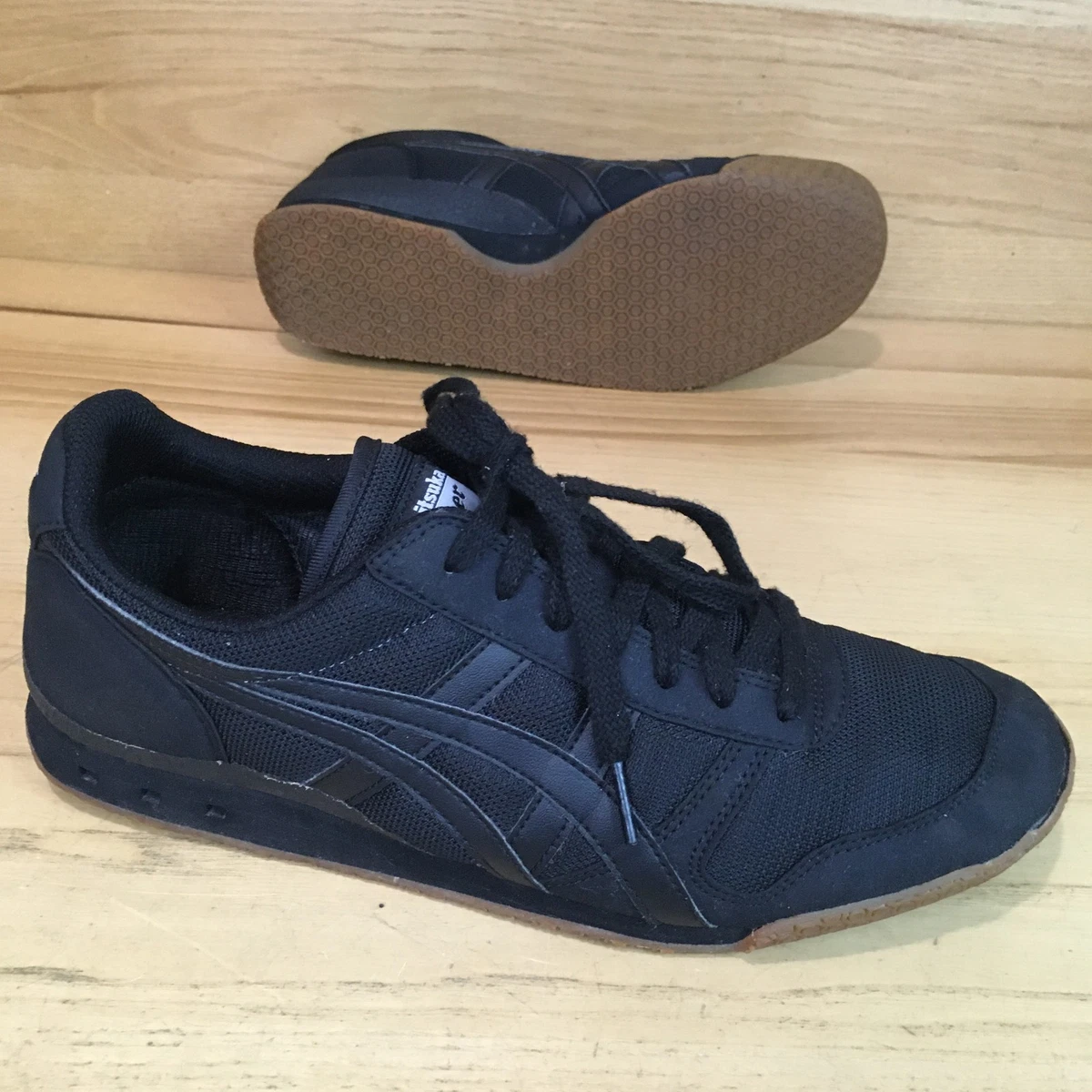Onitsuka Tiger Ultimate 81 LE Black Black Rare Y2K Vintage Deadstock Sz 4.5 / 6 Onitsuka Tiger NIPPON MADE ULTIMATE 81 NM 1183C588 001 BLACK  main image 3