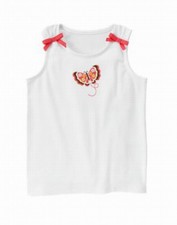 Gymboree aloha sunshine butterfly tank top  Size 7 8  NWT 2012