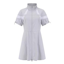 Genuine PEARLY GATES GOLF Womens String Zip-up Short Sleeve One Piece 