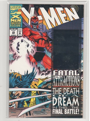 X-men #25 Wolverine's adamantium skeleton removed by Magneto Gambit hologram 9.0
