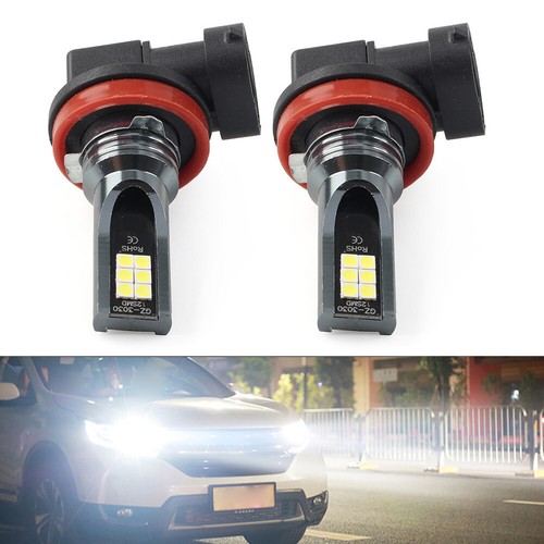 Lámpara LED H11 Bombillas Super Brillantes Luz Blanca Lámpara Ajuste Coche Par