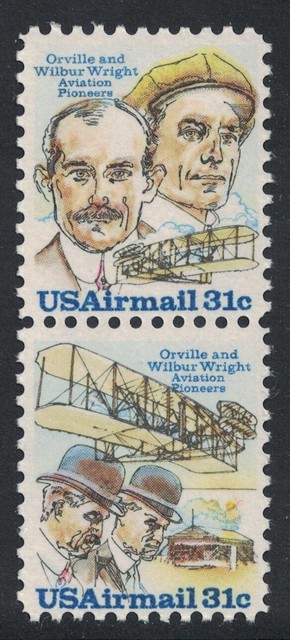 Scott C92a- Wright Brothers- MNH 31c 1978- C91 & C92 Par sin Usar Nuevo Aéreo Scott C92a- Wright Brothers- MNH 31c 1978- C91 & C92 Par sin Usar Nuevo Aéreo