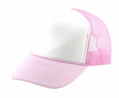 NYFASHION101 Malla en blanco sólida ajustable Snapback Algodón 6-Panel Trucker Hat Cap - Imagen 83 de 125