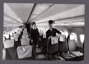 Details About Aeroflot Tupolev Tu 154 Stewardess Cabin Interior Original Vintage Press Photo