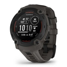 Garmin Instinct E 45 mm schwarz robuste Multisportuhr anthrazitfarbenes Band 010-02933-00