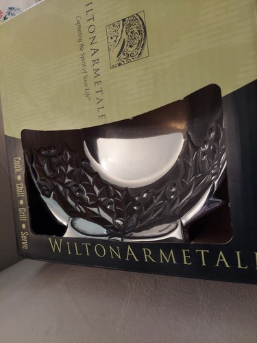 Wilton Armetale Weihnachten Stechpalme Beere Schüssel NEU im Karton - Bild 5 von 5