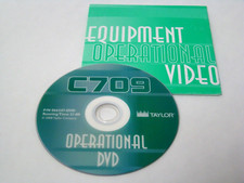 Taylor C709 Soft Serve Ice Cream Machine Operational DVD Video OEM