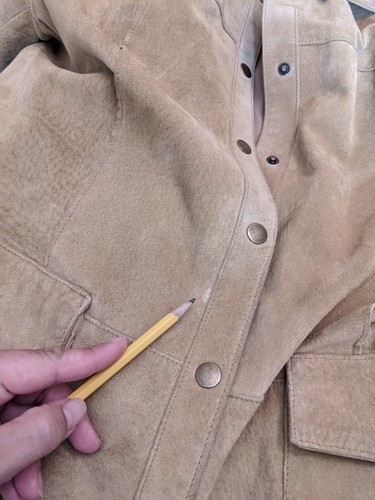 Winter Jacket Anonymous John Carlisle Women's Tan Leather Jacket Large - Picture 10 of 11