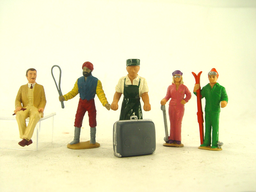 5 Stck. Figuren - LGB Spur G Fertigmodelle - #213 gebr.