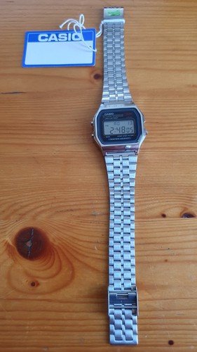 CASIO A159WA-N1DF Digital-Armbanduhr (Edelstahl) NEU (A159WA-N1DF) - Bild 2 von 6