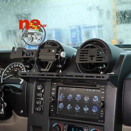 Center Dashboard Phone Walkie Talkie Holder Alloy Bracket For Hummer H2 03-07 - Picture 12 of 12