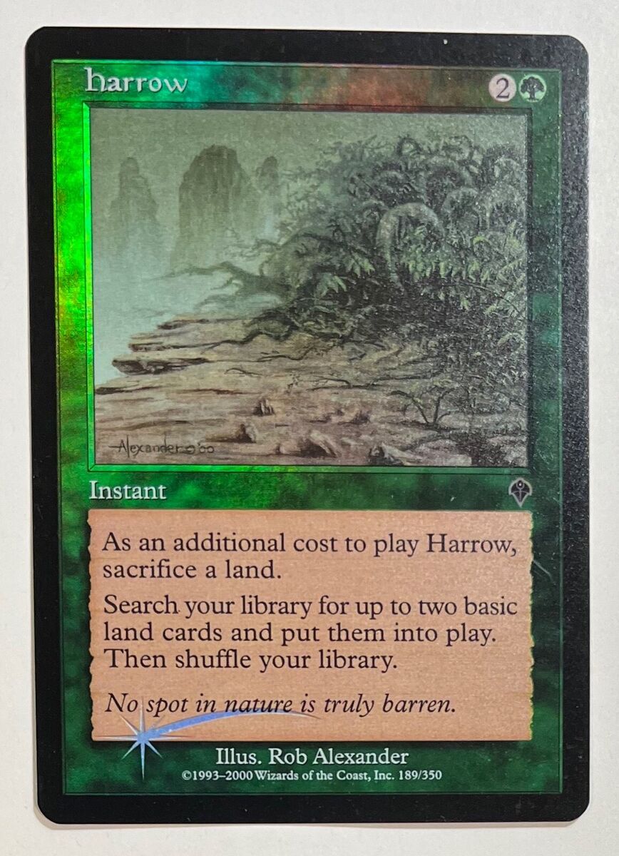 MTG HARROW (FOIL) Invasion (OldManMTG 003-827) | eBay