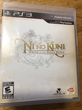 Ni No Kuni: Wrath of the White Witch (PS3, 2013) Complete Very Good Condition