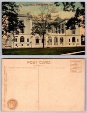 Custom House, Portland Oregon, Vintage Postcard
