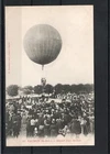 Old postcard France Saumur Dept 49 departure of a balloon hot air balloon