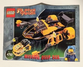 Lego Alpha Team Navigator and ROV 4792 Retired Set w/ Instructions 