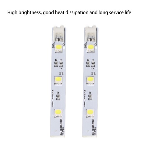 2Pcs Refrigerator LED Light Board White Eyes Friendly Freezer LED Light EY BX - Picture 5 of 22