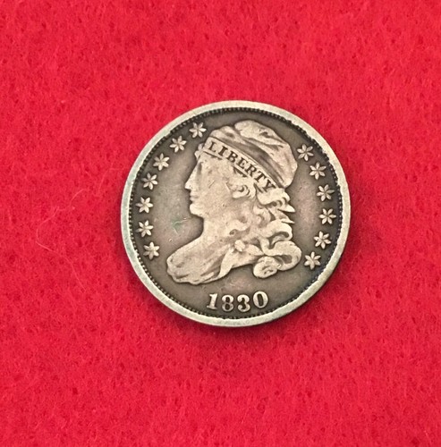 1830 Beautiful 10C Capped Bust Dime - Fine Grade.