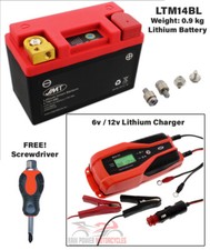 Fits Suzuki GT 550 1977 Lithium Battery & Charger