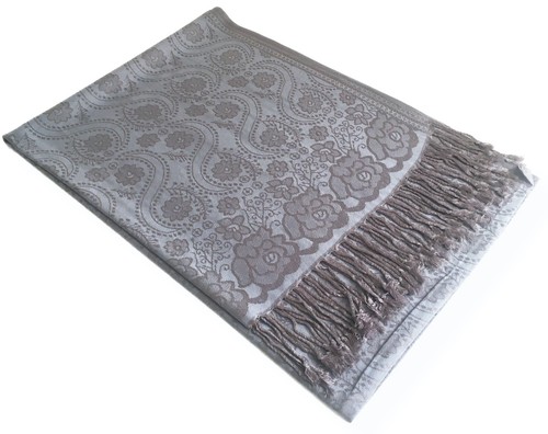 Large Paisley Floral Pashmina Scarf Wrap Plain Evening Shawl Long Cotton Scarves - Picture 389 of 734