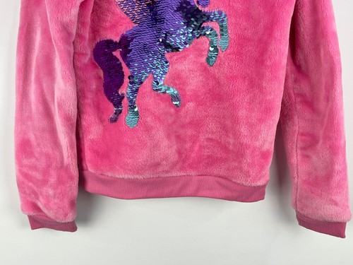 George Kids Sweater Size L 10-12 Pink Long Sleeve Round Neck Polyester - Picture 4 of 9