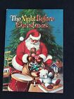 1960 Night Before Christmas Giant Tell A Tale Book Rare Blue Cover~Vtg Great