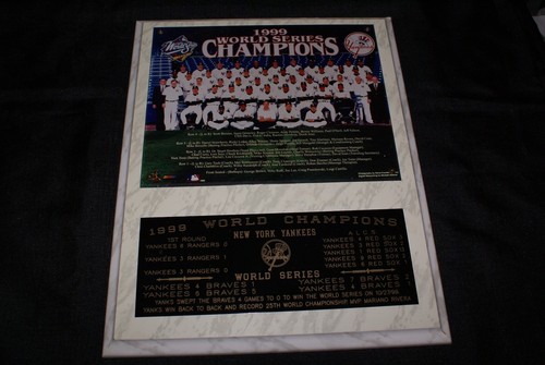 1999 Yankees World Series Champions Photo and Plaque (RARE) - Picture 1 of 12