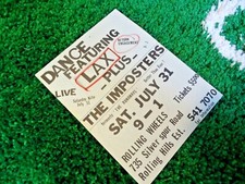 Vintage 90's DANCE / LAX The Imposters HANDBILL Poster RAVE 90'S DANCE MUSIC LA