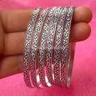 Indian Bangle 925 Silver Bangle Jewelry Mr#363 Set of 5 Bangle Celtic Thick West