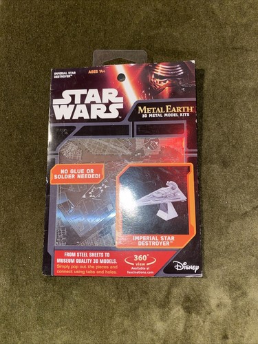 DISNEY PARKS METAL EARTH STAR WARS FORCE AWAKENS IMPERIAL STAR DESTROYER MODEL - Picture 3 of 5