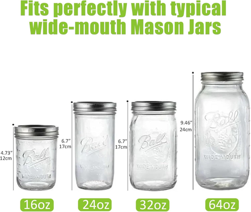 5-Pack Glass Fermentation Weights with Easy Grip Handle and Unique Texture De... - Picture 4 of 12