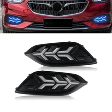 For Buick Regal 2018-2020 LED Daytime Running Light DRL Front Fog Light 3 Color