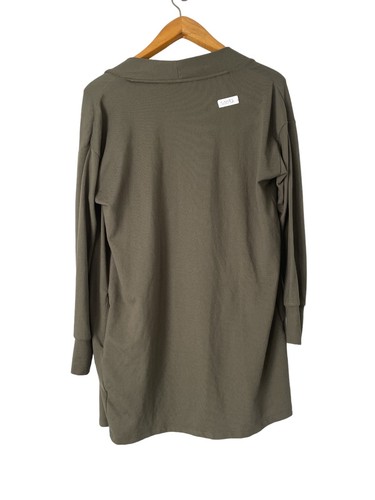 Philosophy Womens Cardigan Sweater Size S Green Open Front Long Sleeve Knit - Picture 9 of 9
