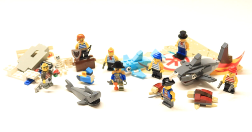 14 Lego Large Lot Pirates ship 31109 Blacksmith Minifig Skeleton 31109 31120 - Picture 1 of 11