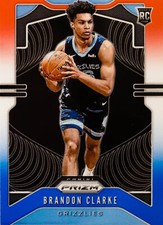 2019-20 Panini Prizm Basketball Base #266: Brandon Clarke Panini Prizm Red White