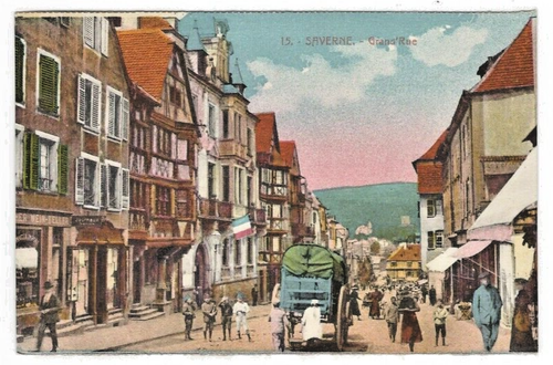 CPA 67 SAVERNE, Grand'Rue, animée, datée de 1930 | eBay