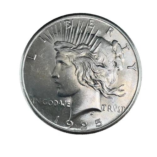1925 Peace Dollar  BU Uncirculated 90% Silver Collectible Coin #244