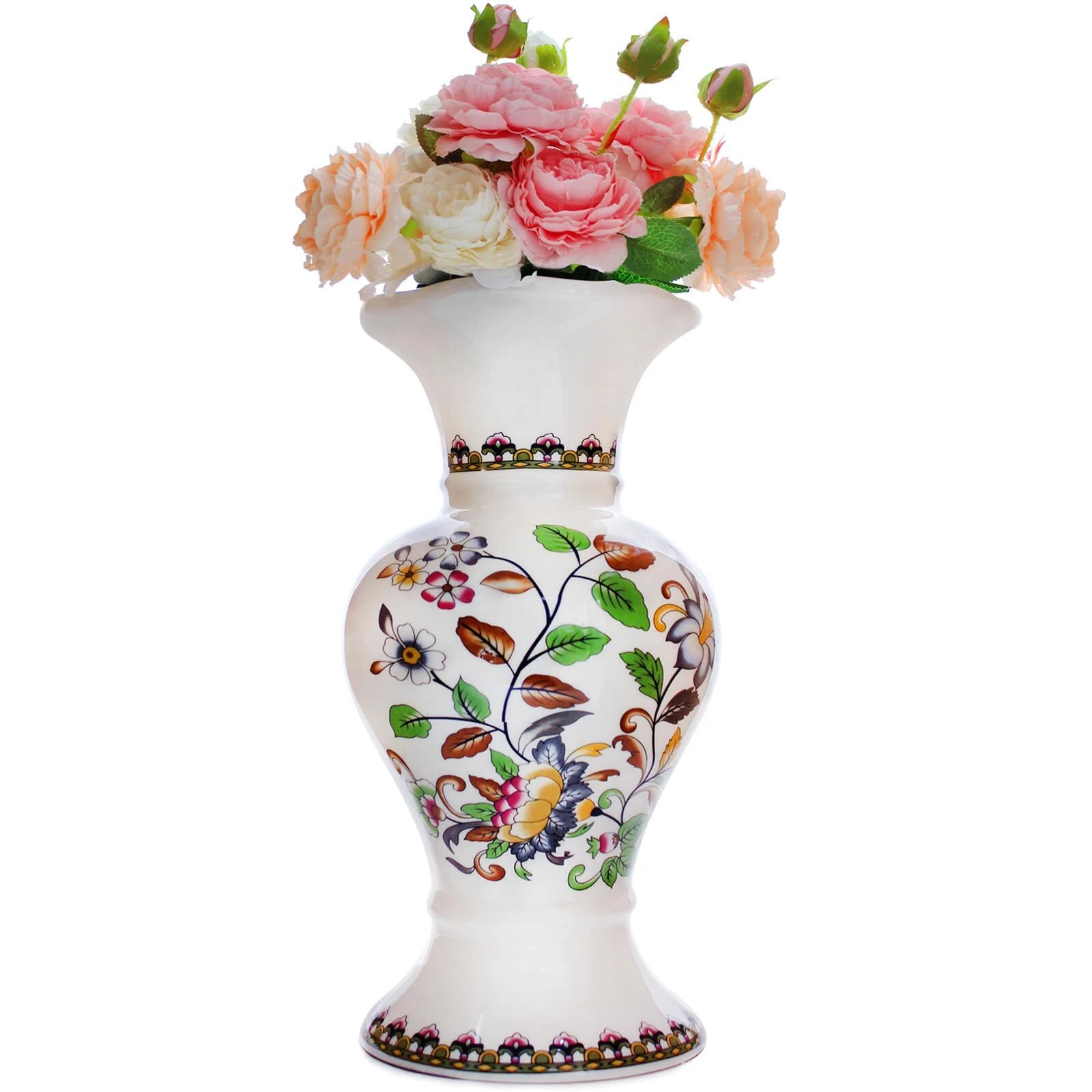 Vases for Decor,Modern Flower Vase Ceramic Rustic Farmhouse Vase
